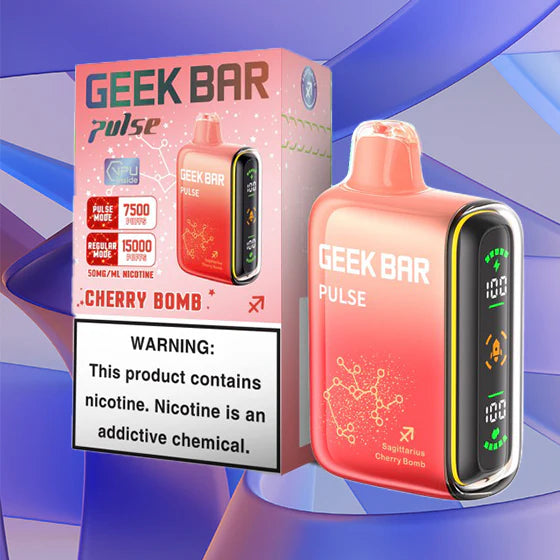 Geek Bar Pulse 15000 in Cherry Bomb Vape