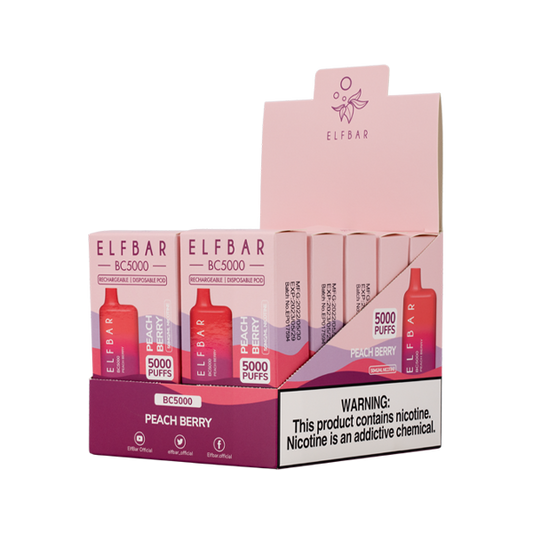 Elf Bar BC5000 Peach Berry Disposable Vape