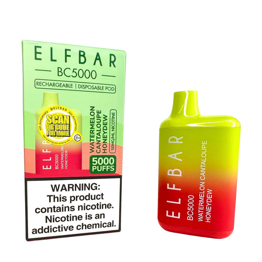 Elf Bar BC5000 Watermelon Cantaloupe Honeydew Vape