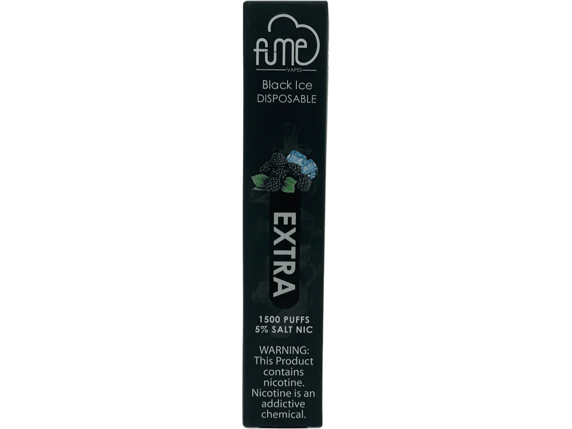 FUME Extra 1500 Puff Black Ice Disposable Vape