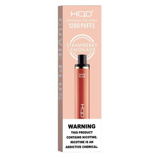 HQD Cuvie Plus 1200 Puff Strawberry Lemonade Vape